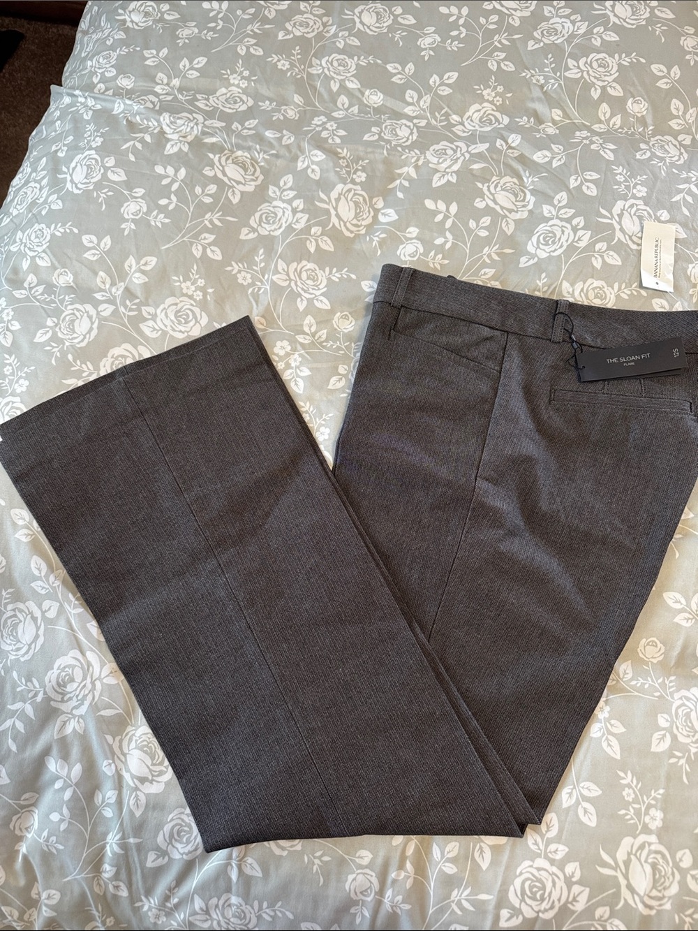 Banana Republic Charcoal Boot Cut Sloan Pants